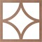 Ekena Millwork Statesman Wood Fretwork Pierced Ceiling Medallion, Wood (Paint Grade), 36"OD x 23"ID x 3/8"T CMWP36X36X0375STMF - alternate 4